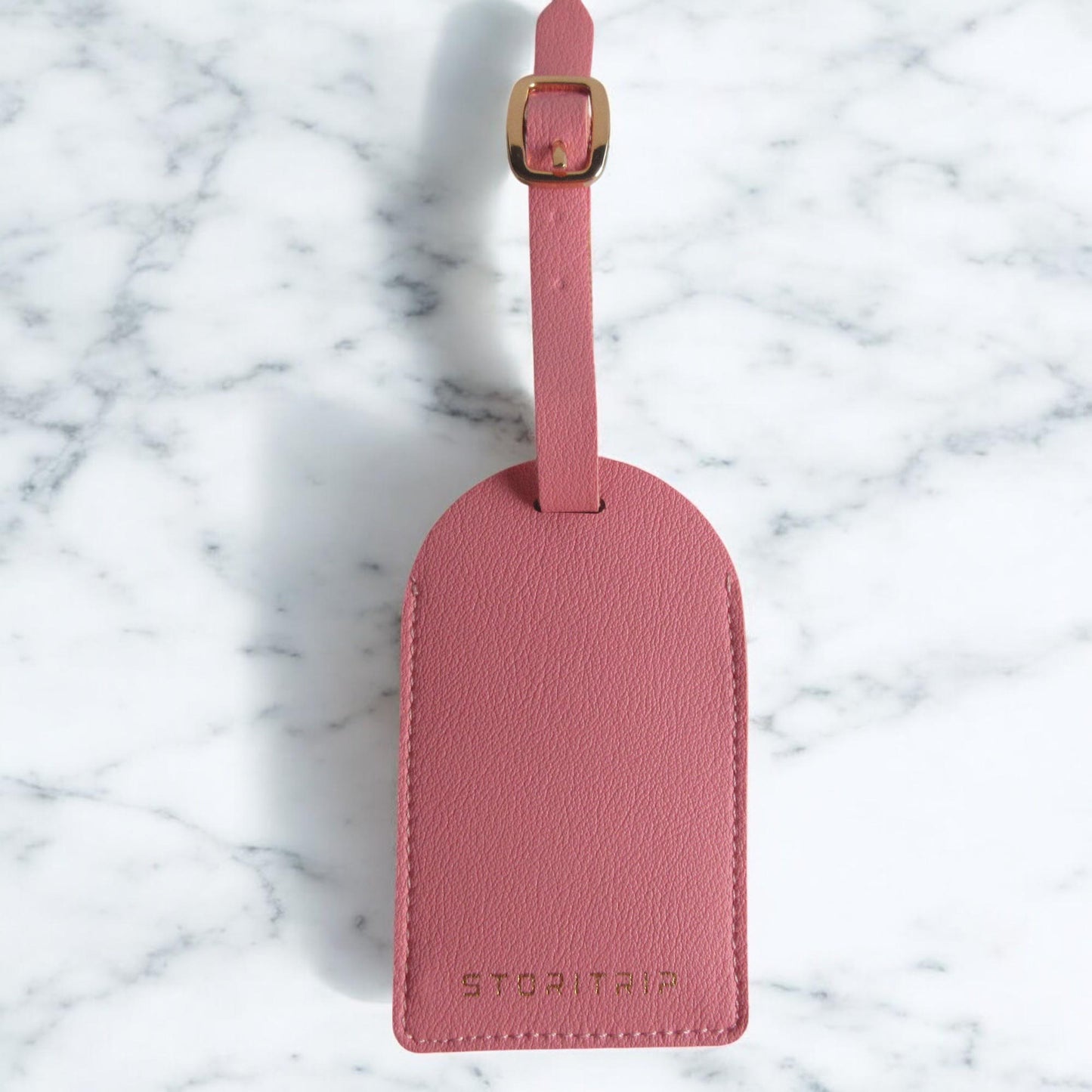 Premium vegan leather luggage tags