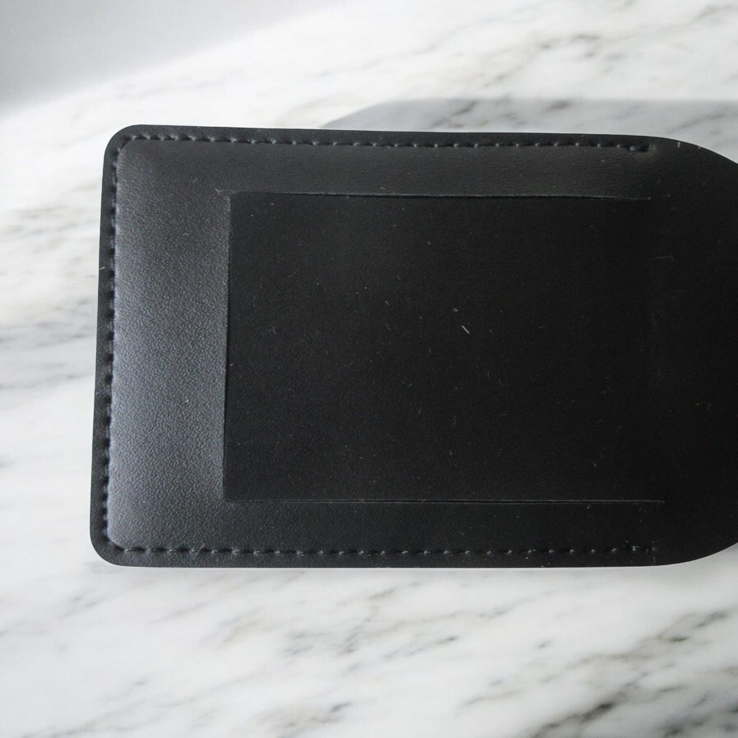 Premium vegan leather luggage tags