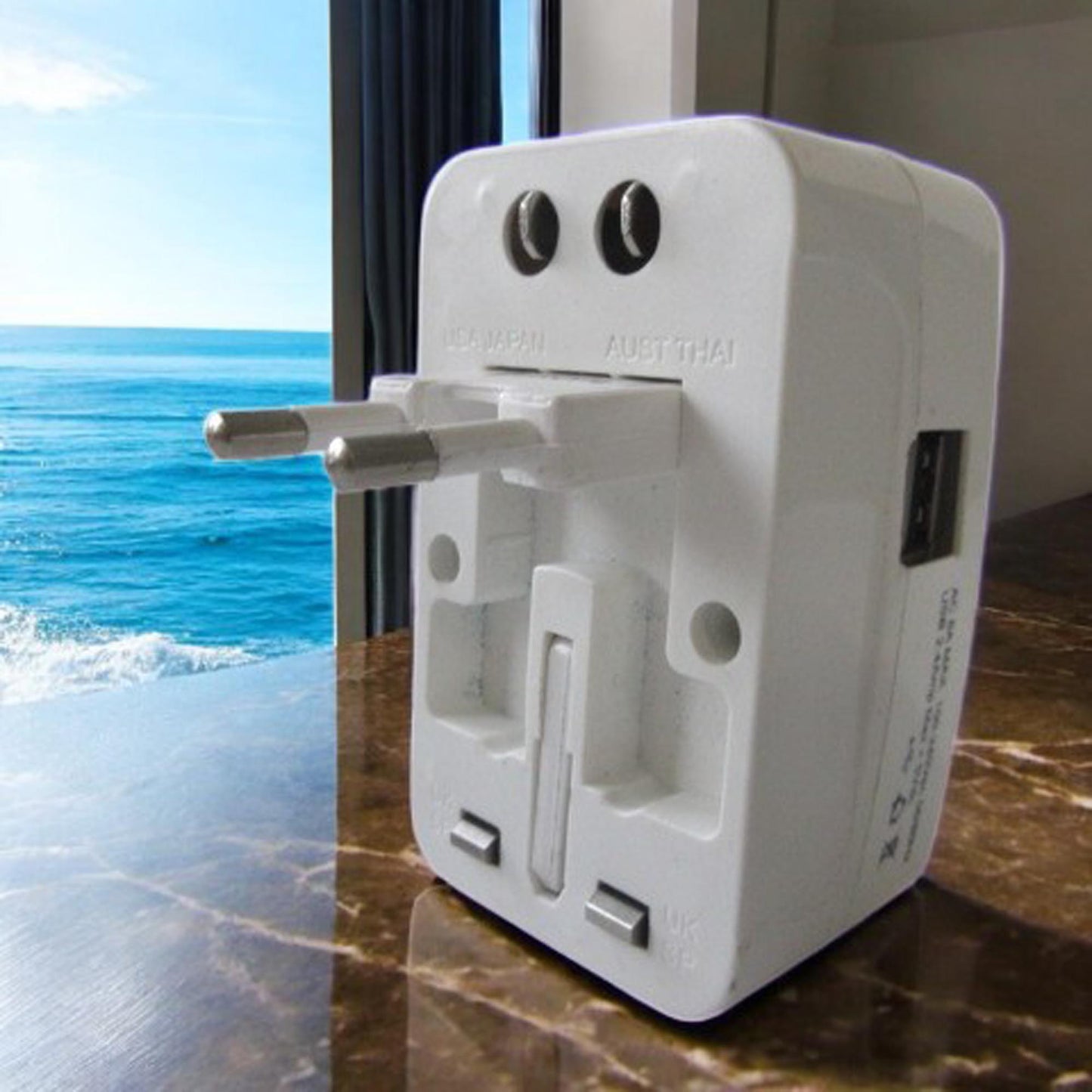 Premium Travel Universal Adaptor and 3-in-1 Input