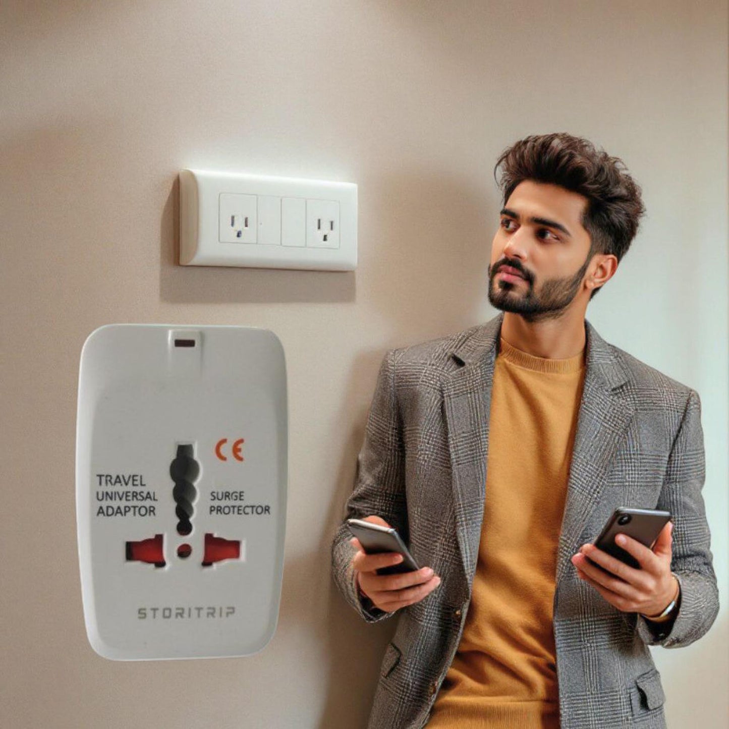 Premium Travel Universal Adaptor and 3-in-1 Input